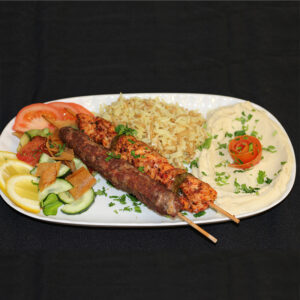 Assiette brochettes